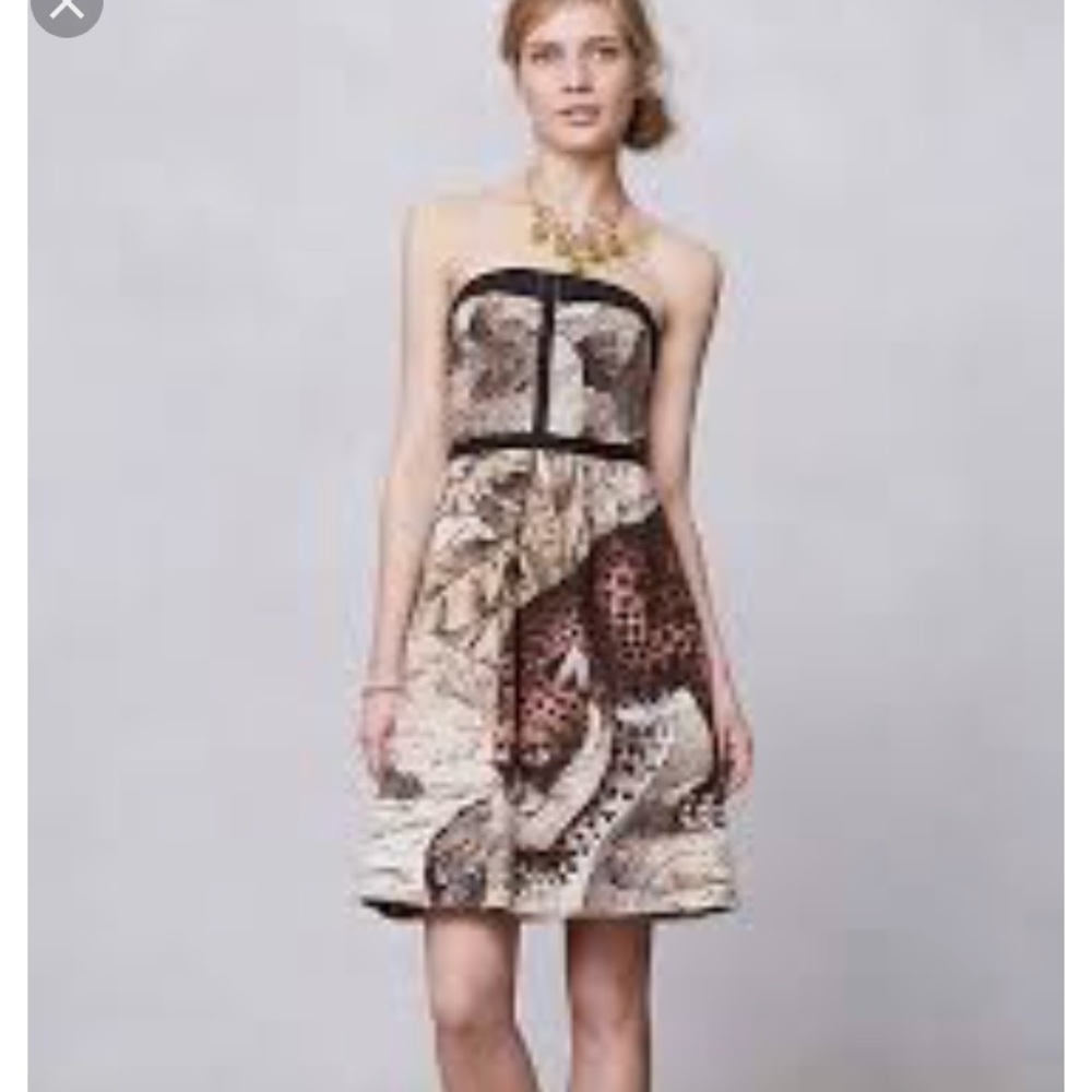 Anthropologie Leifsdottir Felidae dress